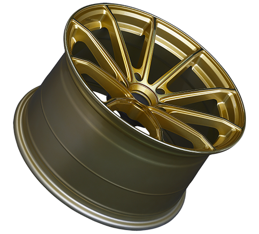 XXR 568 Wheel Liquid Gold 18x9.5 +38 5x120