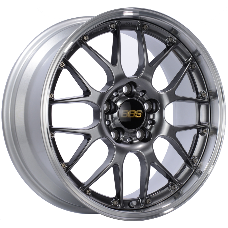 BBS RS-GT 18x9.5 5x130 ET48 CB71.6 Diamond Black Center Diamond Cut Lip Wheel RS926HDBPK Main Image