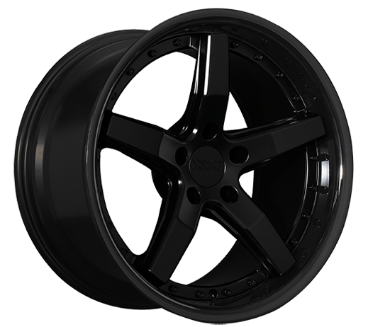 XXR 569 Wheel Flat Black / Gloss Black Lip 20x9 +35 5x120