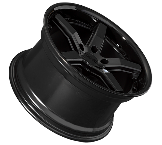 XXR 569 Wheel Flat Black / Gloss Black Lip 18x10 +20 5x4.5