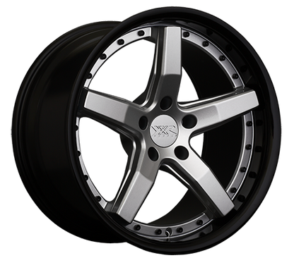 XXR 569 Wheel Silver / Gloss Black Lip 20x9 +20 5x4.5