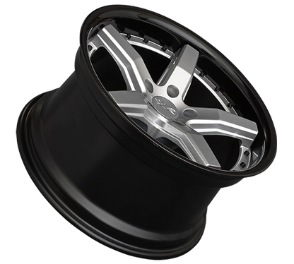 XXR 569 Wheel Silver / Gloss Black Lip 18x10 +35 5x4.5