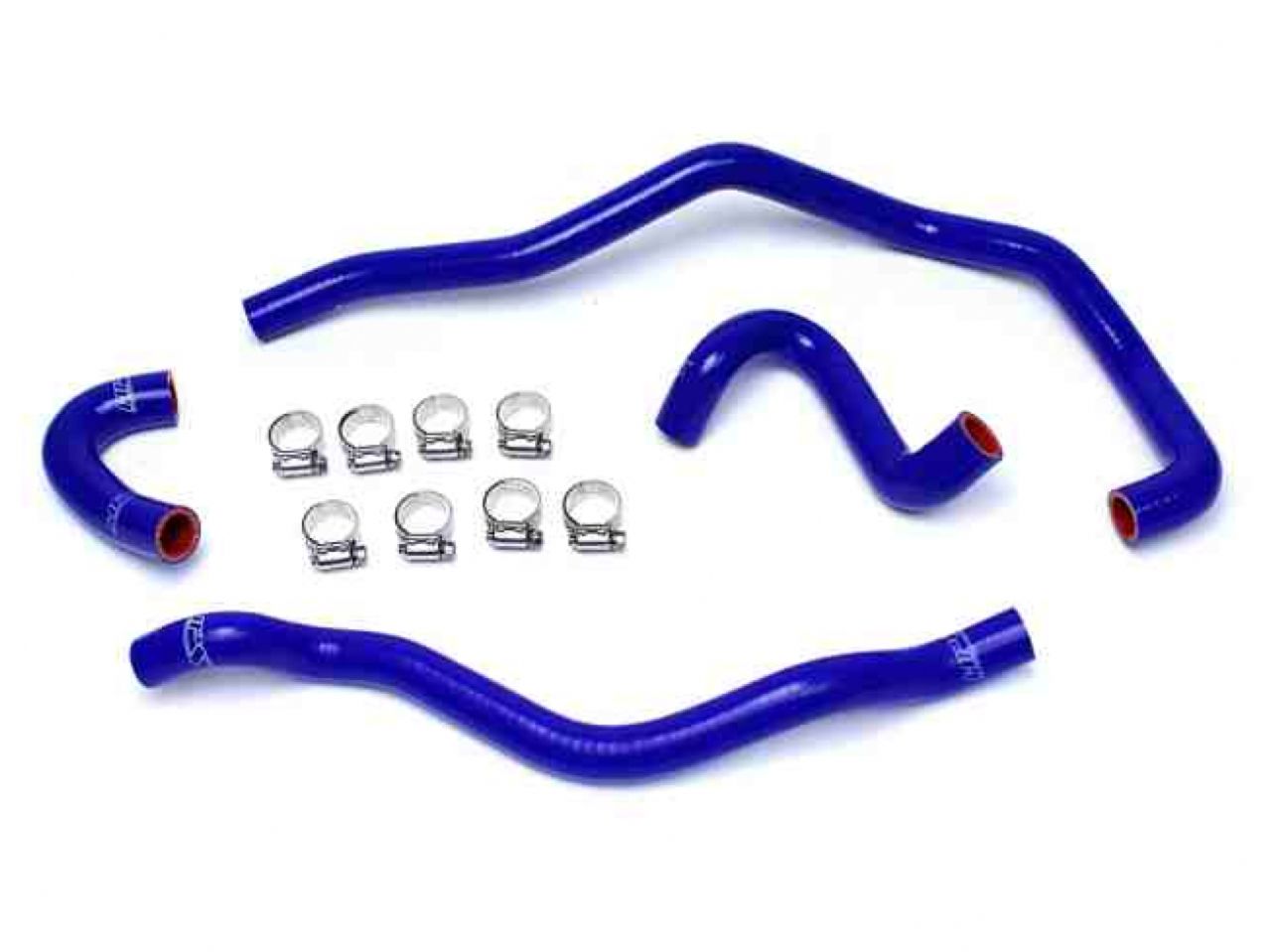 HPS Reinforced Blue Silicone Heater Hose Kit Coolant BMW 01-06 E46 M3 Left Hand Drive