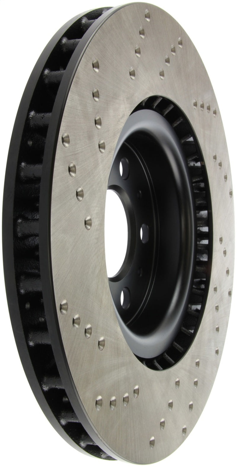 StopTech Sport Cryo Cross Drilled Brake Rotor; Front Left