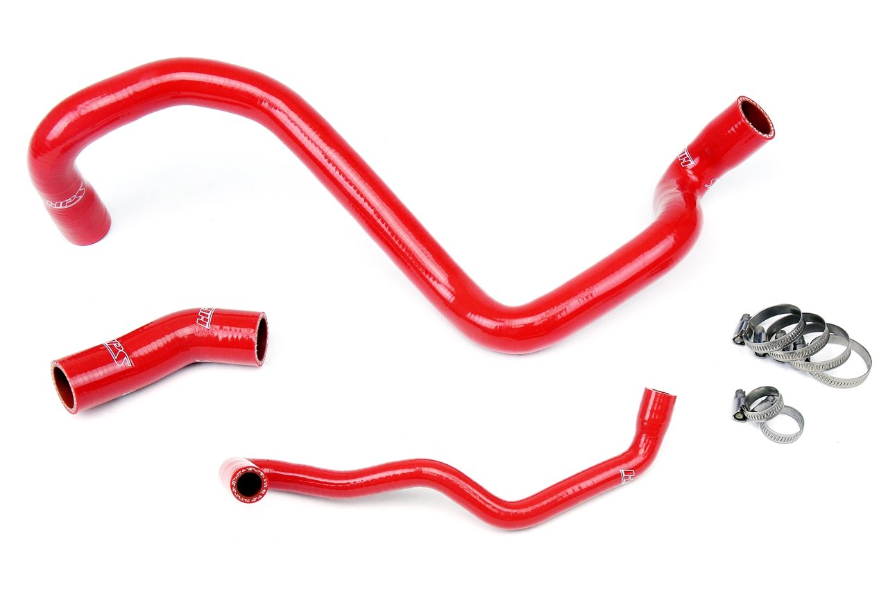 HPS Red Reinforced Silicone Radiator Hose Kit Coolant Audi 99-06 TT 225HP