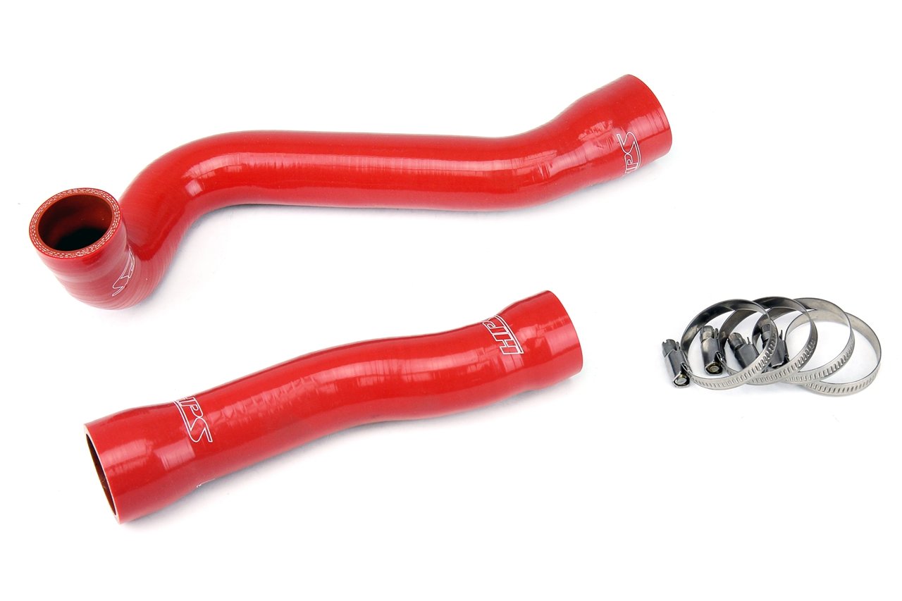 HPS Red Reinforced Silicone Radiator Hose Kit Coolant BMW 01-06 E46 M3