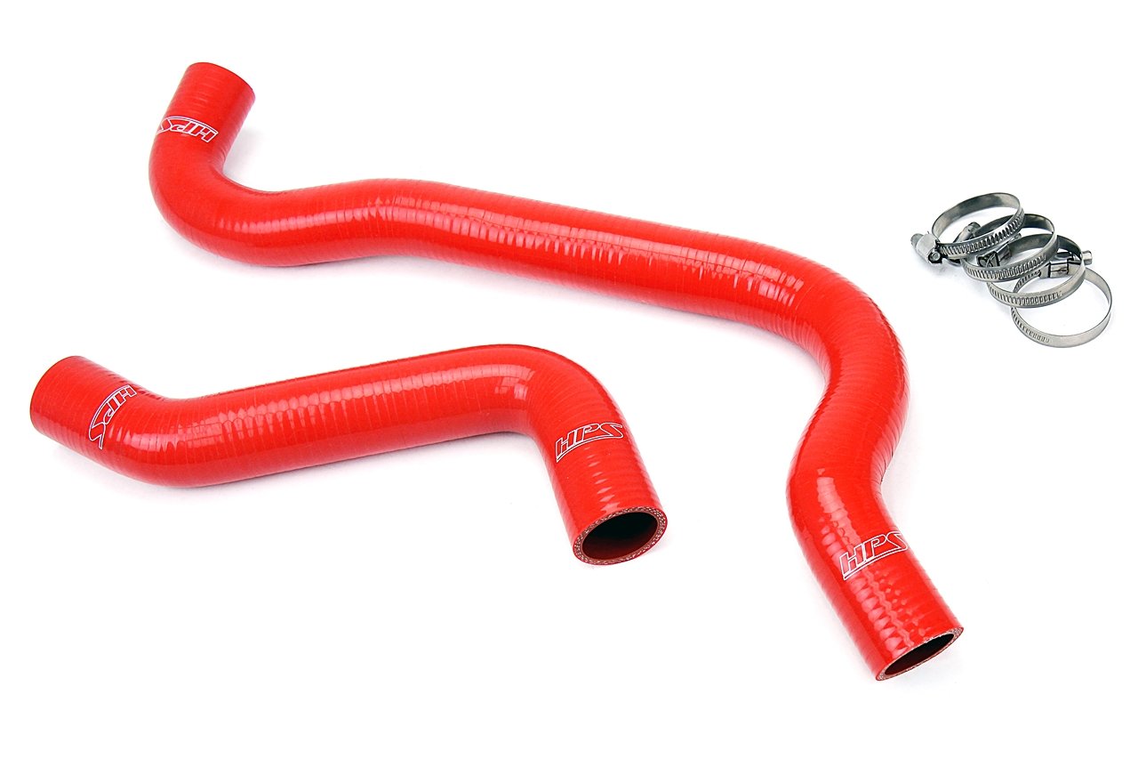 HPS Red Reinforced Silicone Radiator Hose Kit Coolant Dodge 03-05 Neon SRT-4 Turbo