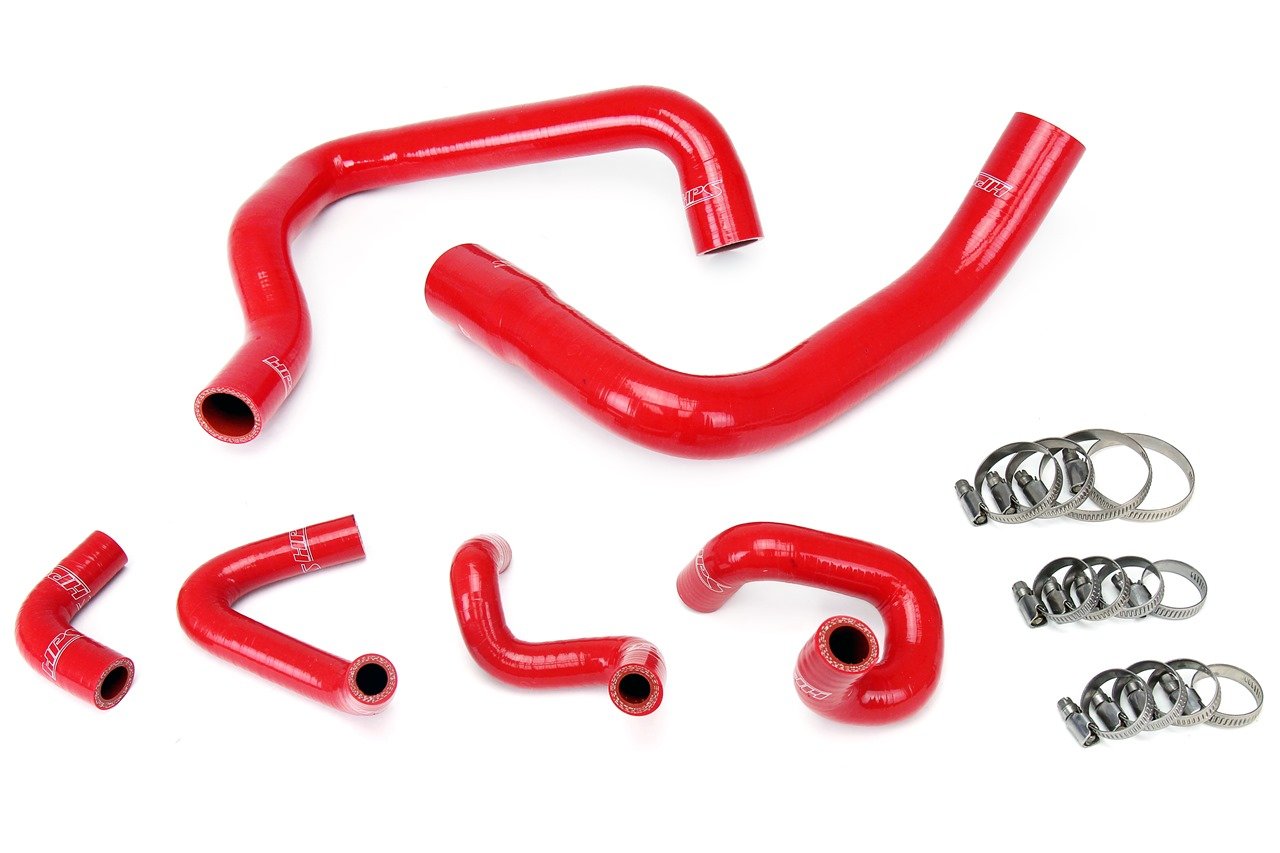 HPS Silicone Radiator + Heater Coolant Hose Kit Ford 1986-1993 Mustang GT / Cobra, 57-1010