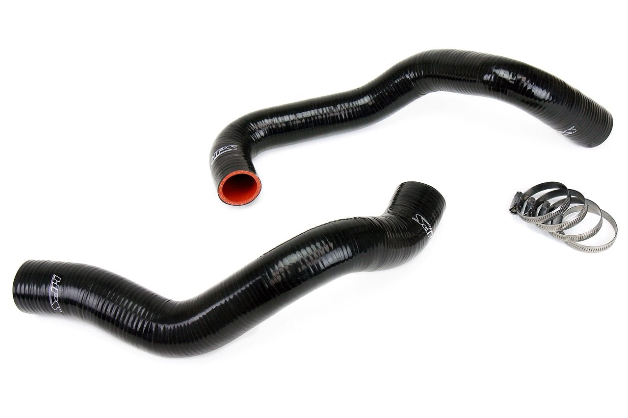 HPS Black Reinforced Silicone Radiator Hose Kit Coolant Ford 94-95 Mustang GT / Cobra