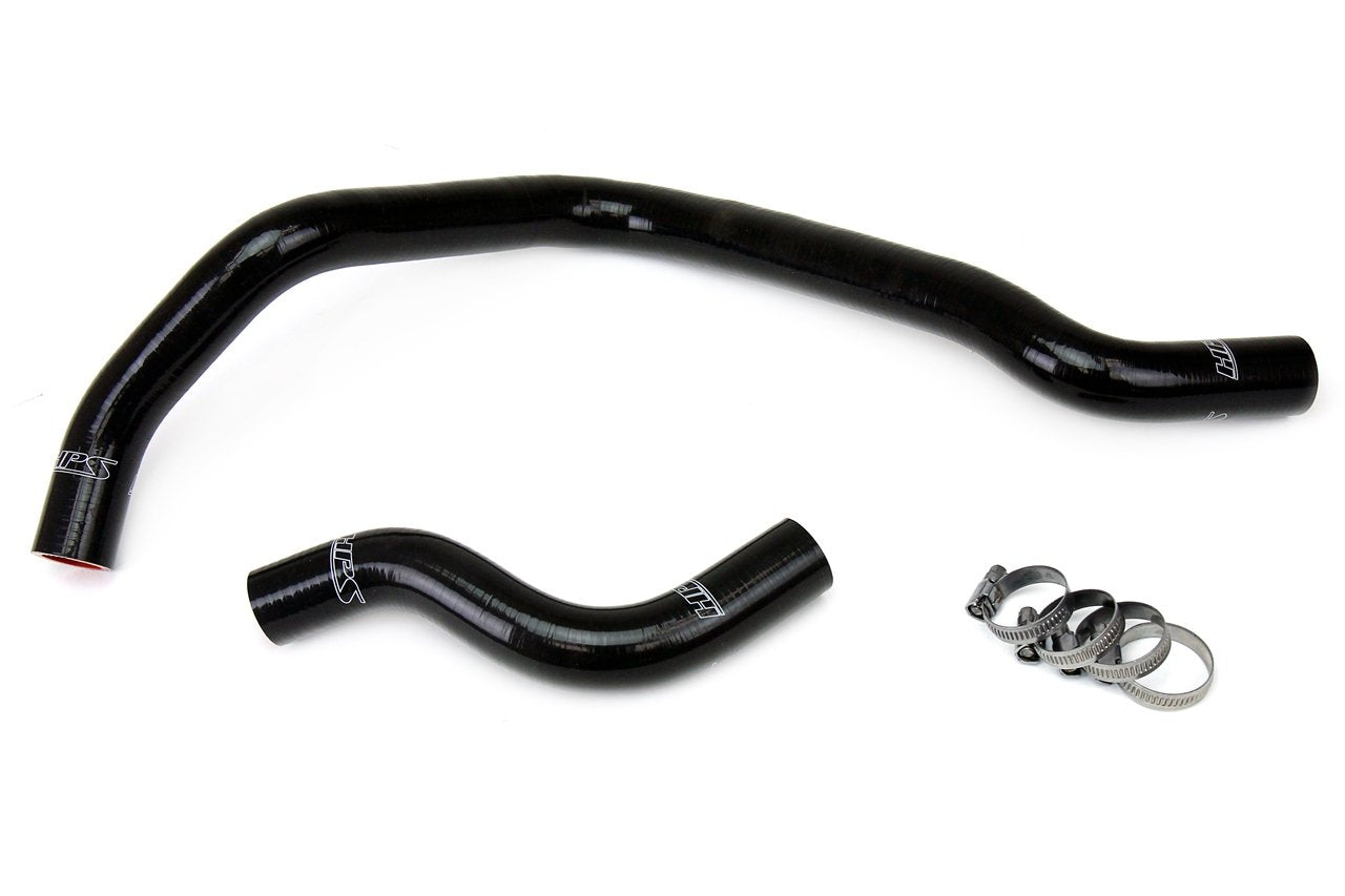 HPS Black Reinforced Silicone Radiator Hose Kit Coolant Honda 93-97 Del Sol SOHC D15 D16