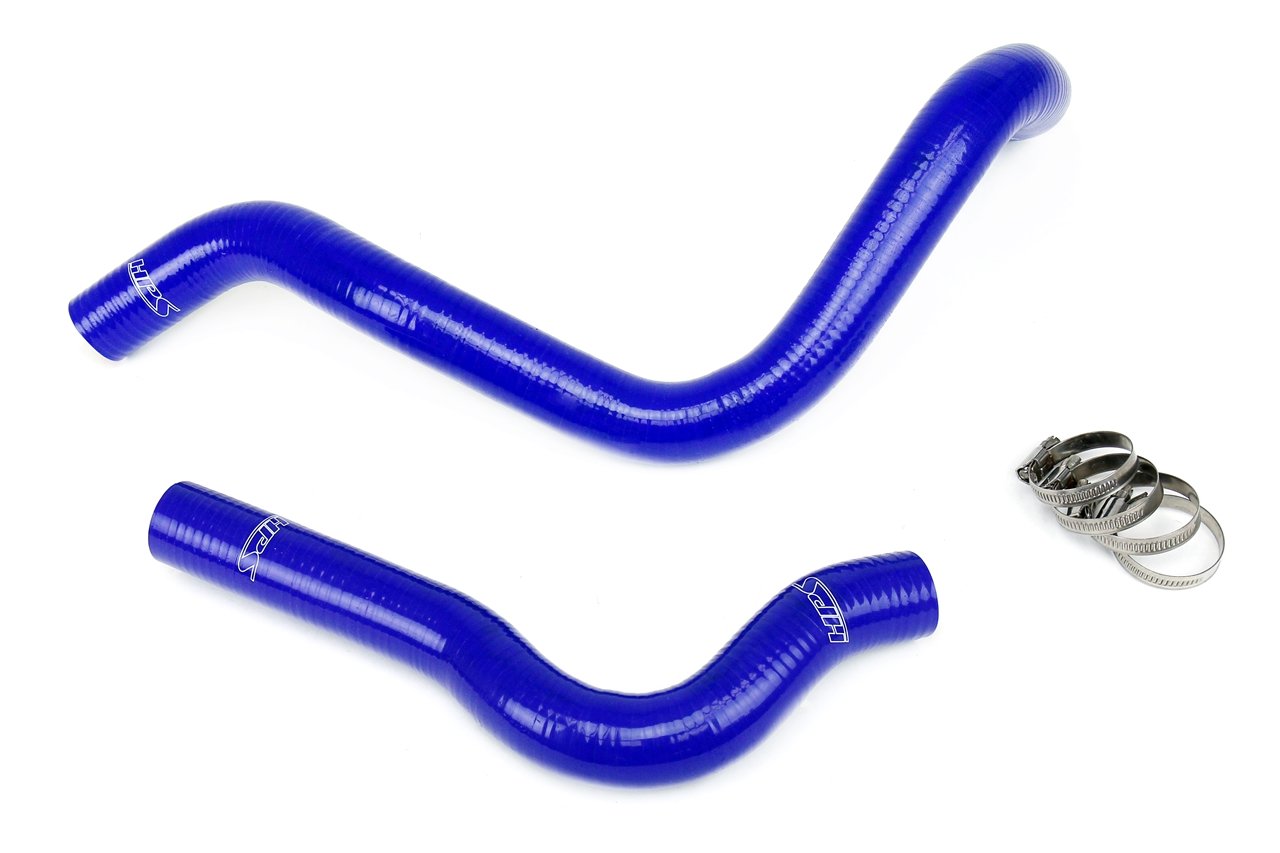 HPS Blue Reinforced Silicone Radiator Hose Kit Coolant Honda 92-00 Civic w/ B16