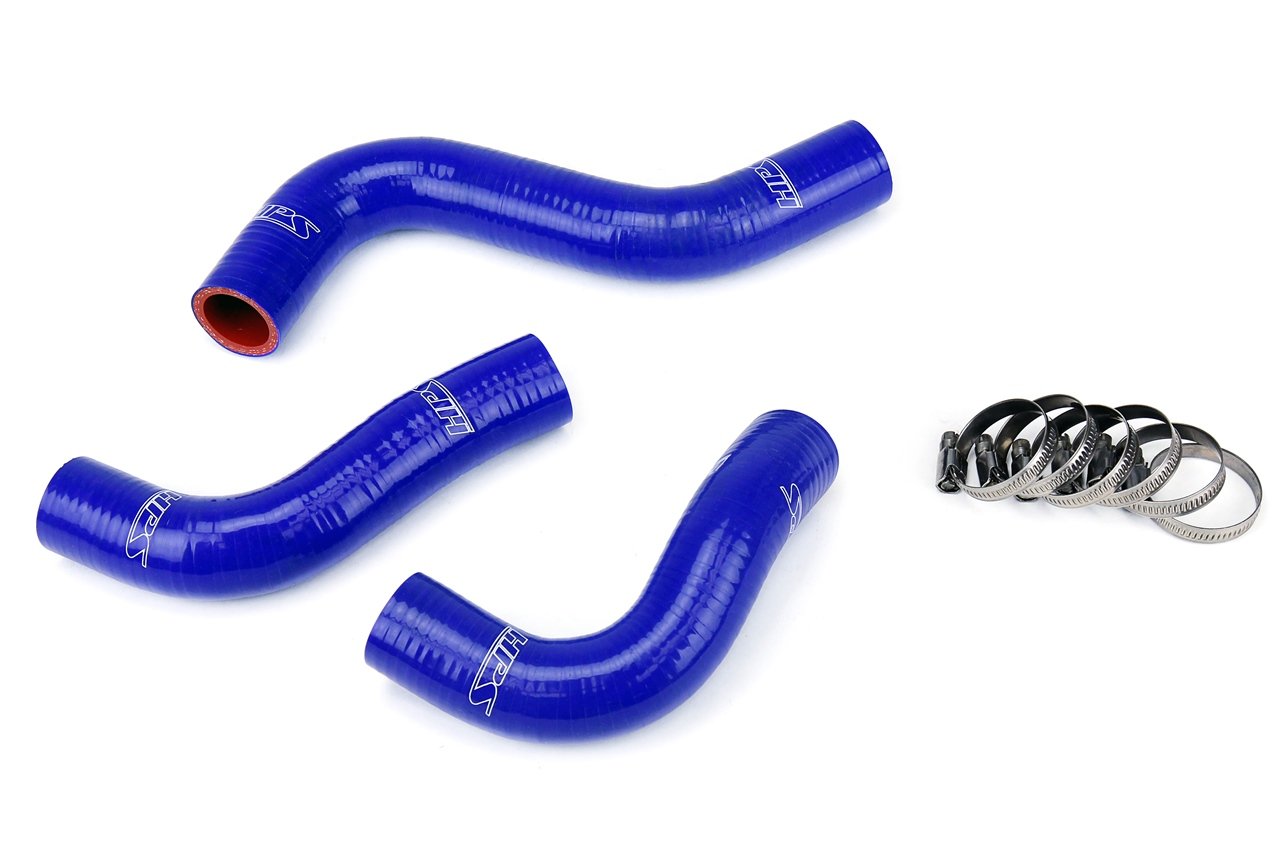 HPS Blue Reinforced Silicone Radiator Hose Kit Coolant Mazda 90-93 Miata