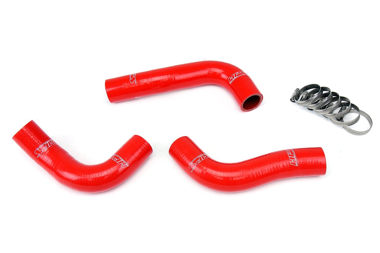 HPS Red Reinforced Silicone Radiator Hose Kit Coolant Mazda 94-97 Miata