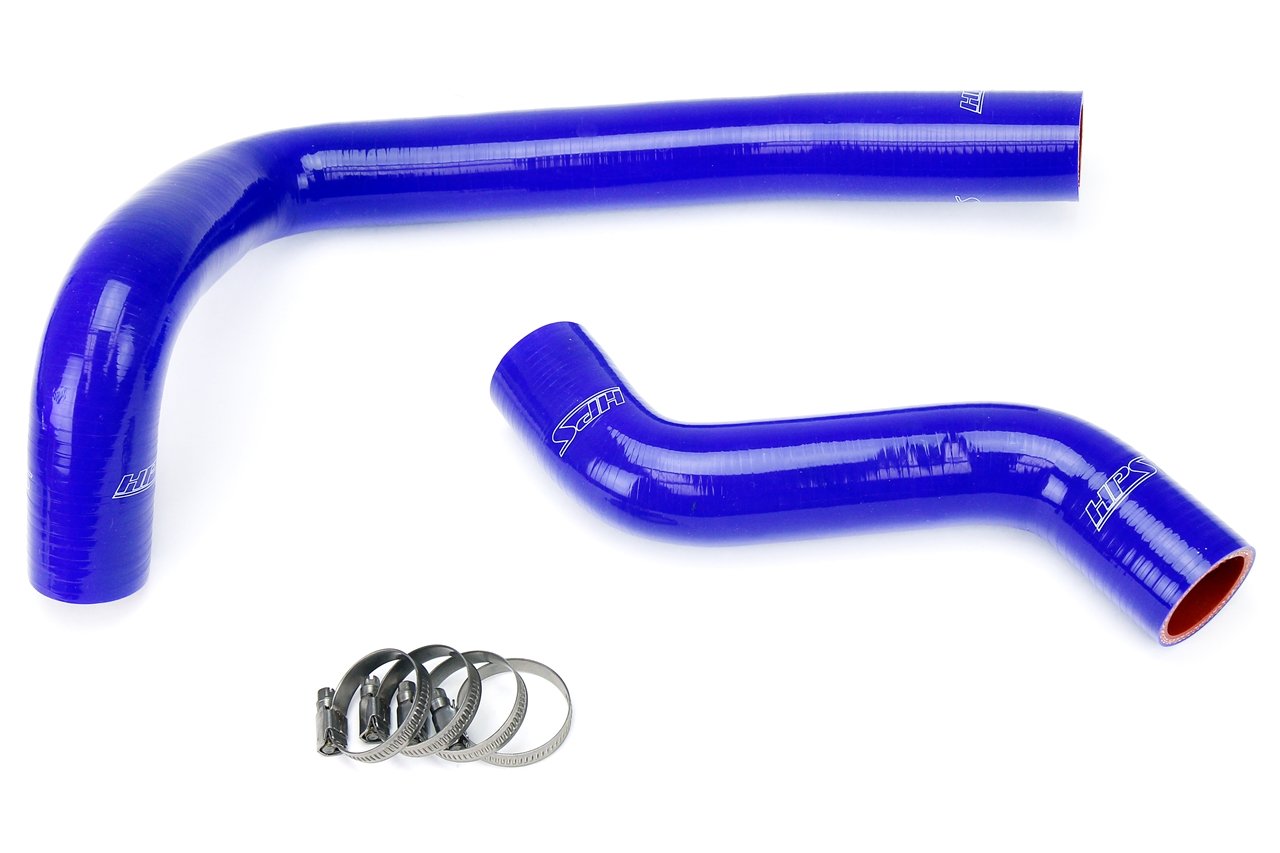 HPS Blue Reinforced Silicone Radiator Hose Kit Coolant Mazda 93-97 RX7 FD3S