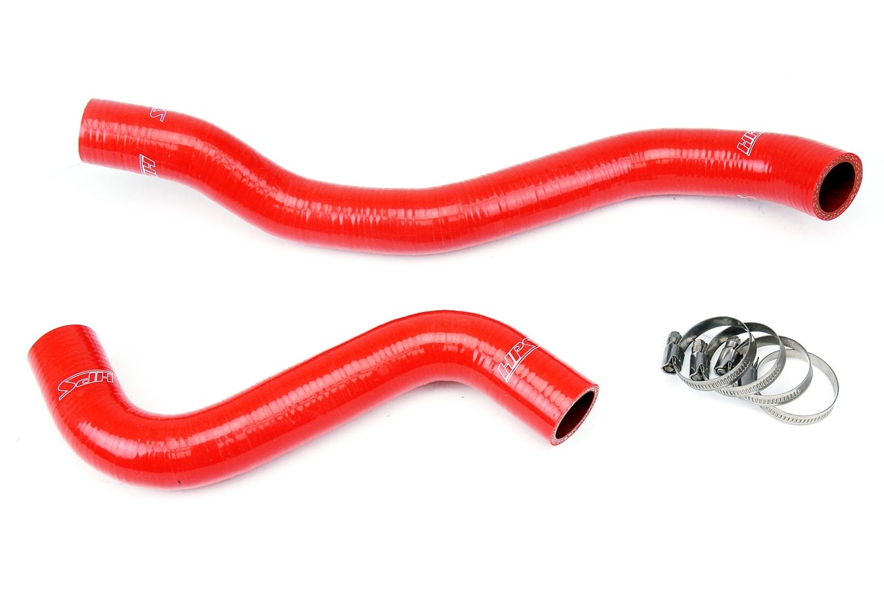 HPS Red Reinforced Silicone Radiator Hose Kit Coolant Mitsubishi 95-99 Eclipse Turbo