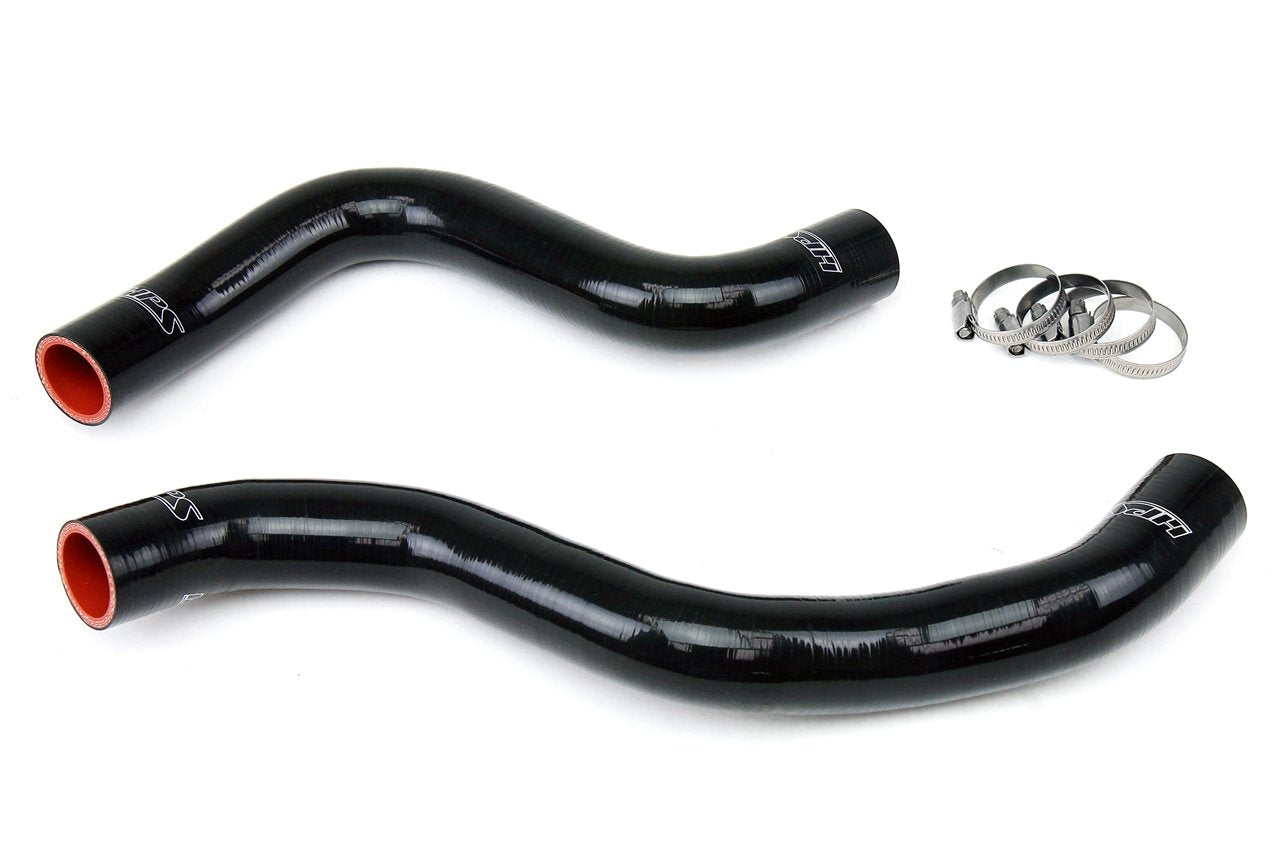 HPS Black Reinforced Silicone Radiator Hose Kit Coolant Mitsubishi Lancer EVO 9