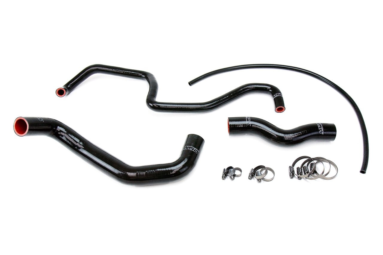 HPS Black Reinforced Silicone Radiator Hose Kit Coolant Infiniti 05-06 G35x Sedan