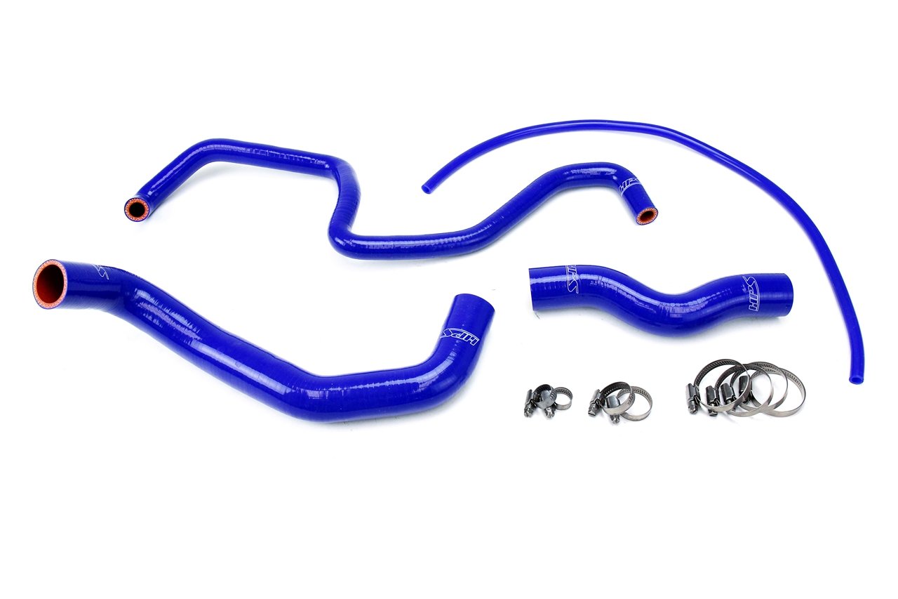 HPS Blue Reinforced Silicone Radiator Hose Kit Coolant Infiniti 03-07 G35 Coupe