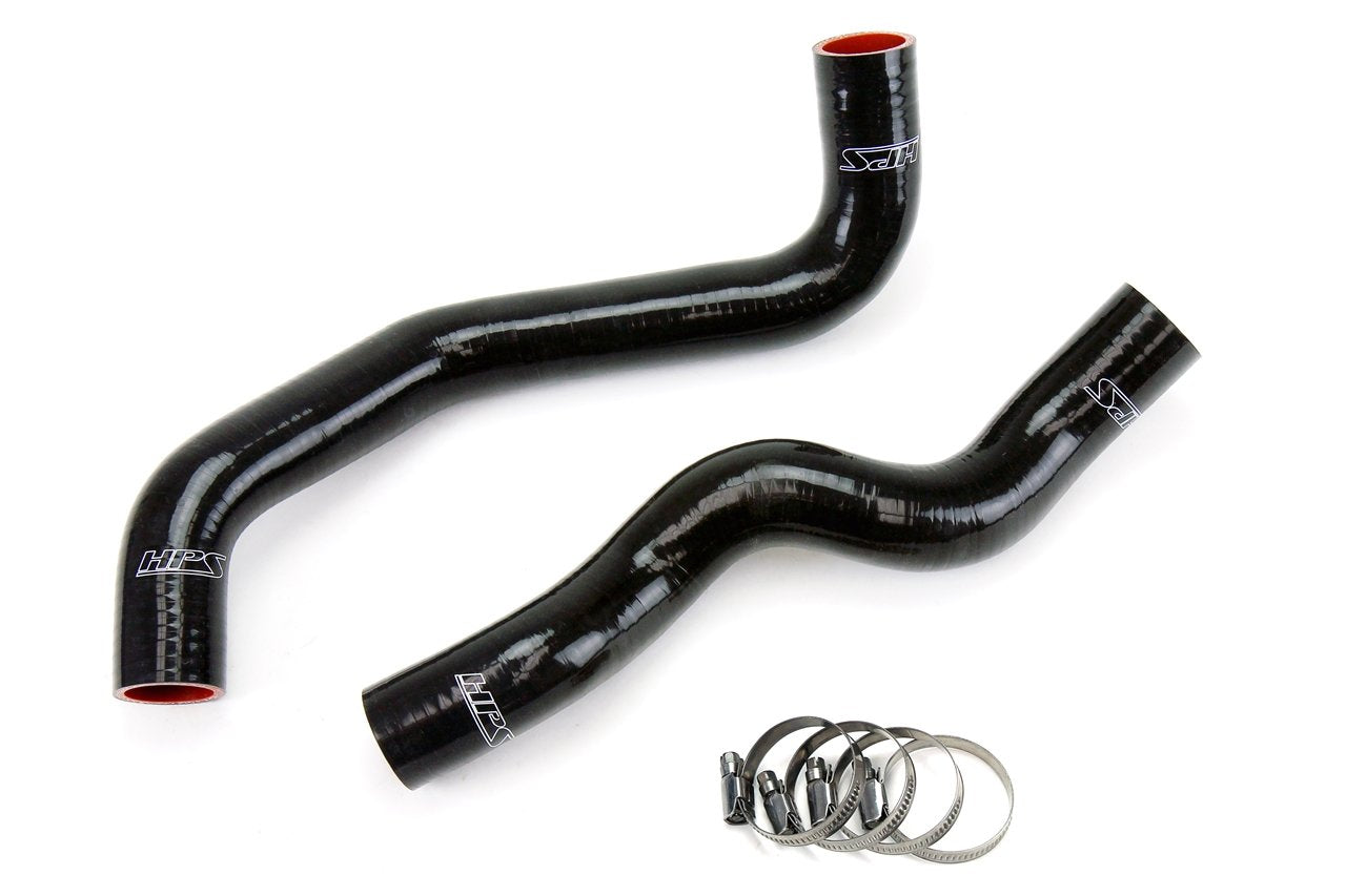 HPS Black Reinforced Silicone Radiator Hose Kit Coolant Infiniti 08-13 G37 Coupe Sedan