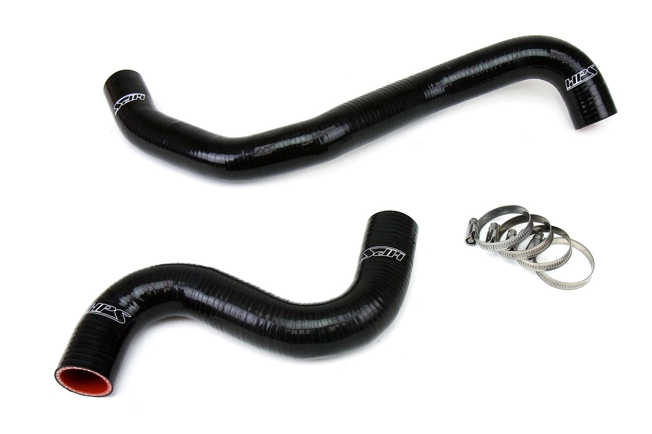 HPS Black Reinforced Silicone Radiator Hose Kit Coolant Nissan 09-13 GTR
