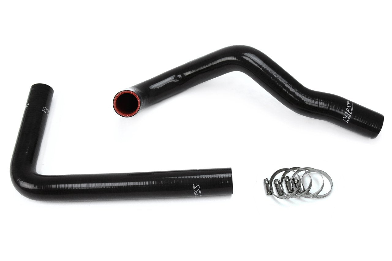 HPS Black Reinforced Silicone Radiator Hose Kit Coolant Toyota 86-92 Supra w/ 1JZGTE 2JZGTE