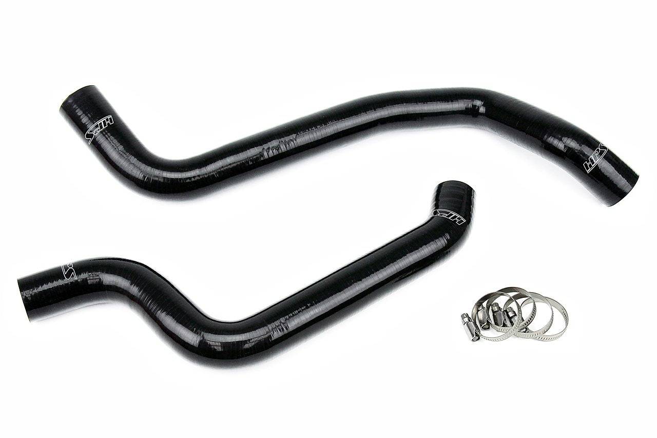 HPS Black Reinforced Silicone Radiator Hose Kit Coolant Mitsubishi 91-99 3000GT DOHC NA & Turbo