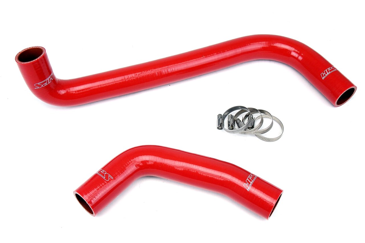 HPS Red Reinforced Silicone Radiator Hose Kit Coolant Toyota 99-03 Tundra V8