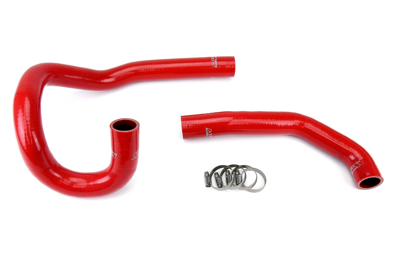 HPS Red Reinforced Silicone Radiator Hose Kit Coolant Toyota 86-92 Supra MK3 Turbo & NA 7MGE / 7MGTE