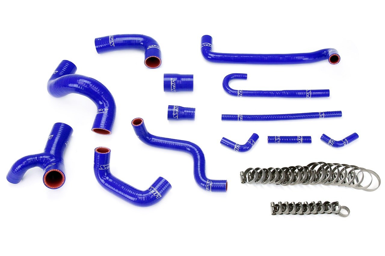 HPS Reinforced Silicone Radiator, Heater and Water Hose Coolant Kit BMW 88-91 E30 M3 Left Hand Drive , 57-1209