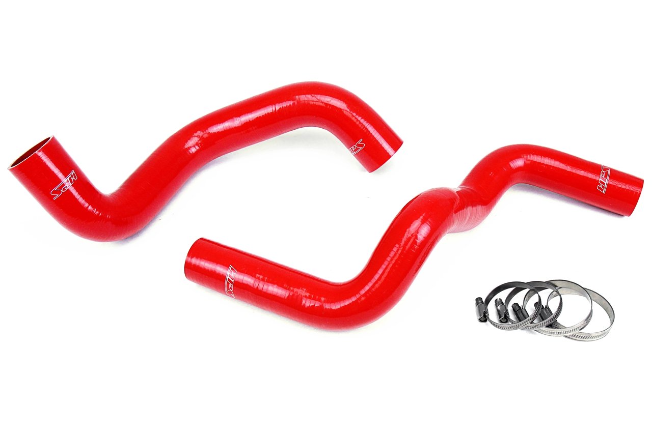 HPS Red Reinforced Silicone Radiator Hose Kit Coolant Dodge 96-02 Viper