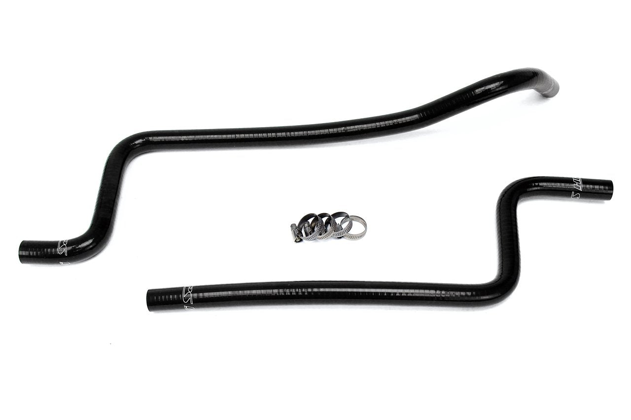 HPS Black Reinforced Silicone Heater Hose Kit Jeep 97-01 Wrangler TJ 4.0L Left Hand Drive