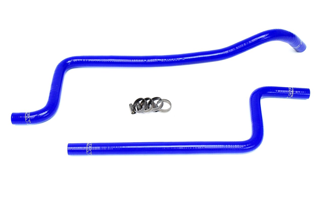 HPS Blue Reinforced Silicone Heater Hose Kit Jeep 97-01 Wrangler TJ 4.0L Left Hand Drive