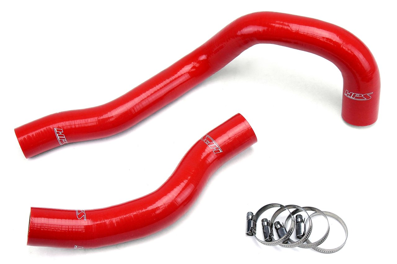 HPS Red Reinforced Silicone Radiator Hose Kit Coolant Lexus 92-99 SC300 Non Turbo 2JZGE 3.0L I6