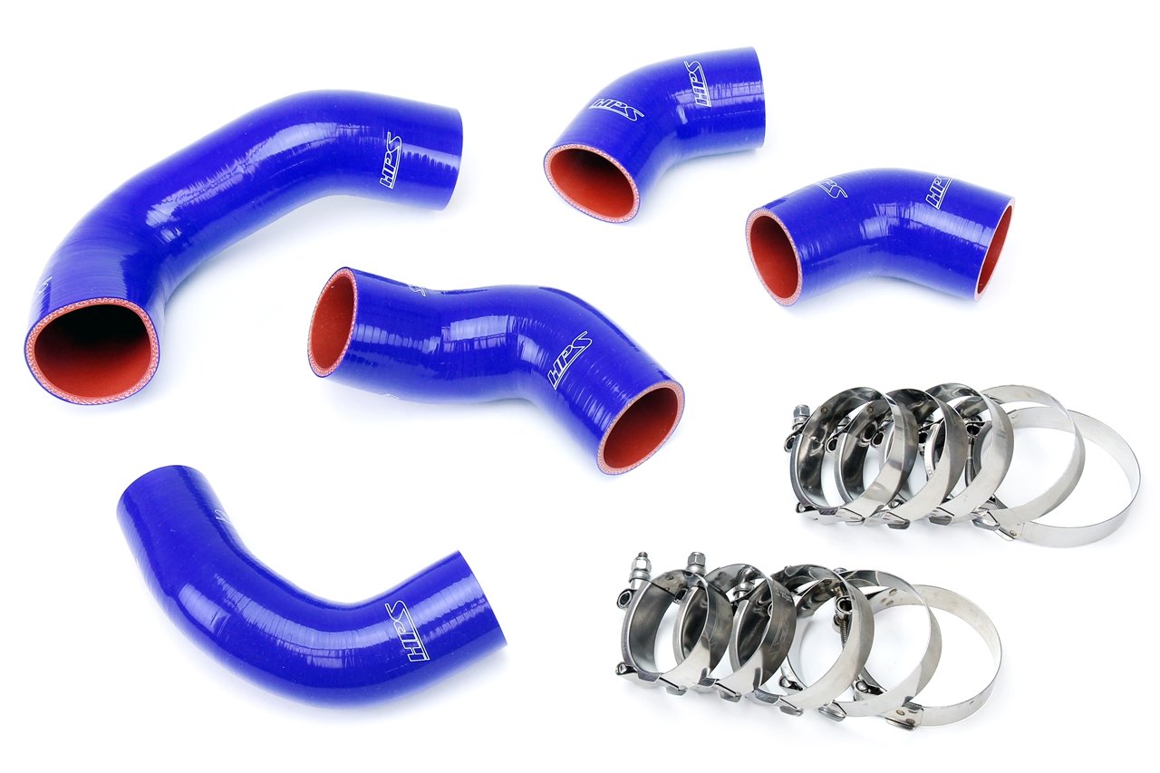 HPS Performance HPS Silicone Intercooler Hose Kit Mitsubishi 2003-2007 Lancer EVO 8 9 MR US-Spec, 57-1227