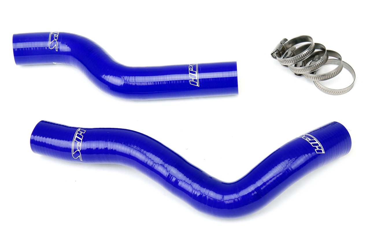 HPS Blue Reinforced Silicone Radiator Hose Kit Coolant Honda 09-13 Fit