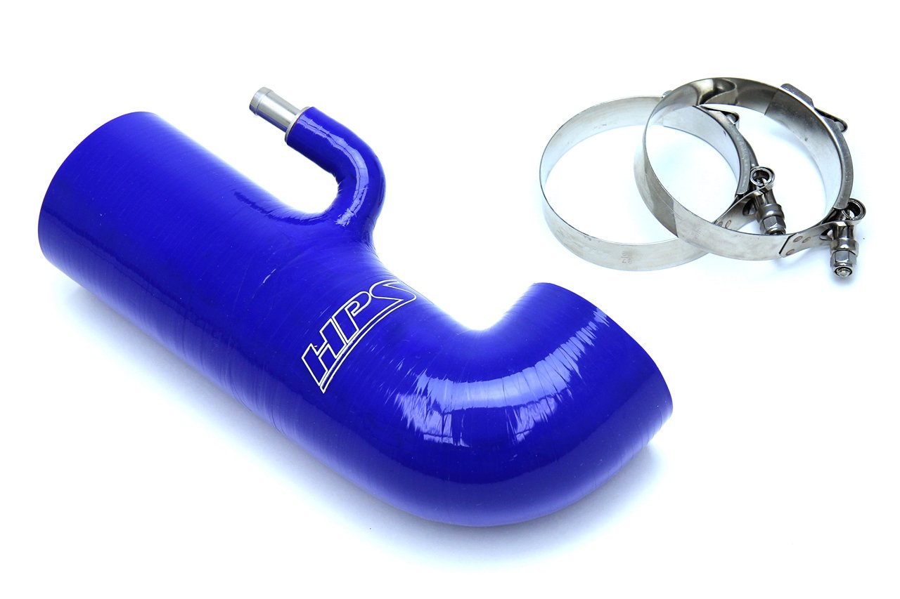 HPS Blue Reinforced Silicone Post MAF Air Intake Hose Kit - Delete Stock Sound Tube Scion 13-16 FRS