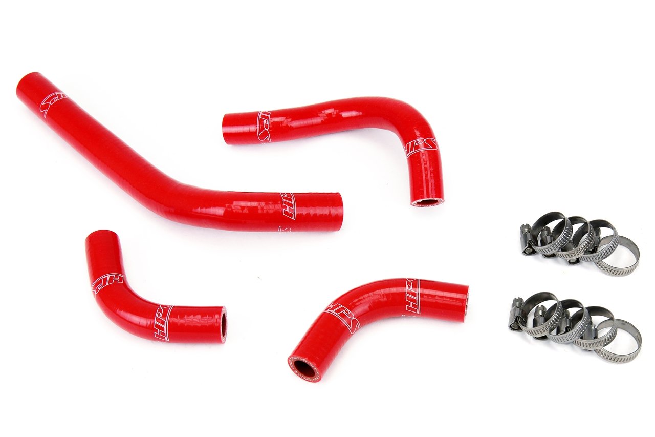 HPS Red Reinforced Silicone Radiator Hose Kit Coolant Honda 04-09 CRF250X