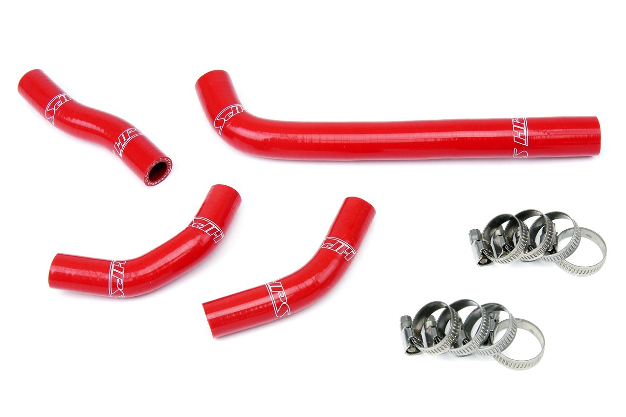 HPS Red Reinforced Silicone Radiator Hose Kit Coolant Honda 10-13 CRF250R