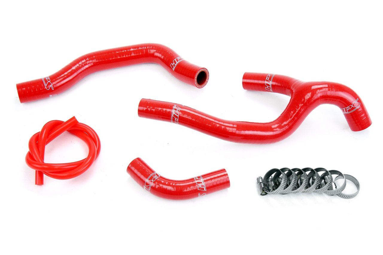 HPS Red Reinforced Silicone Radiator Hose Kit Coolant Honda 05-08 CRF450R