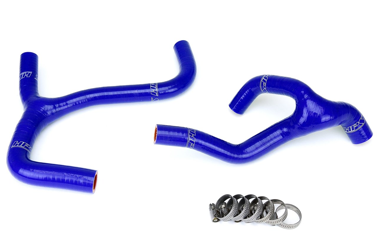 HPS Blue Reinforced Silicone Radiator Hose Kit Coolant Honda 03-04 CRF450R