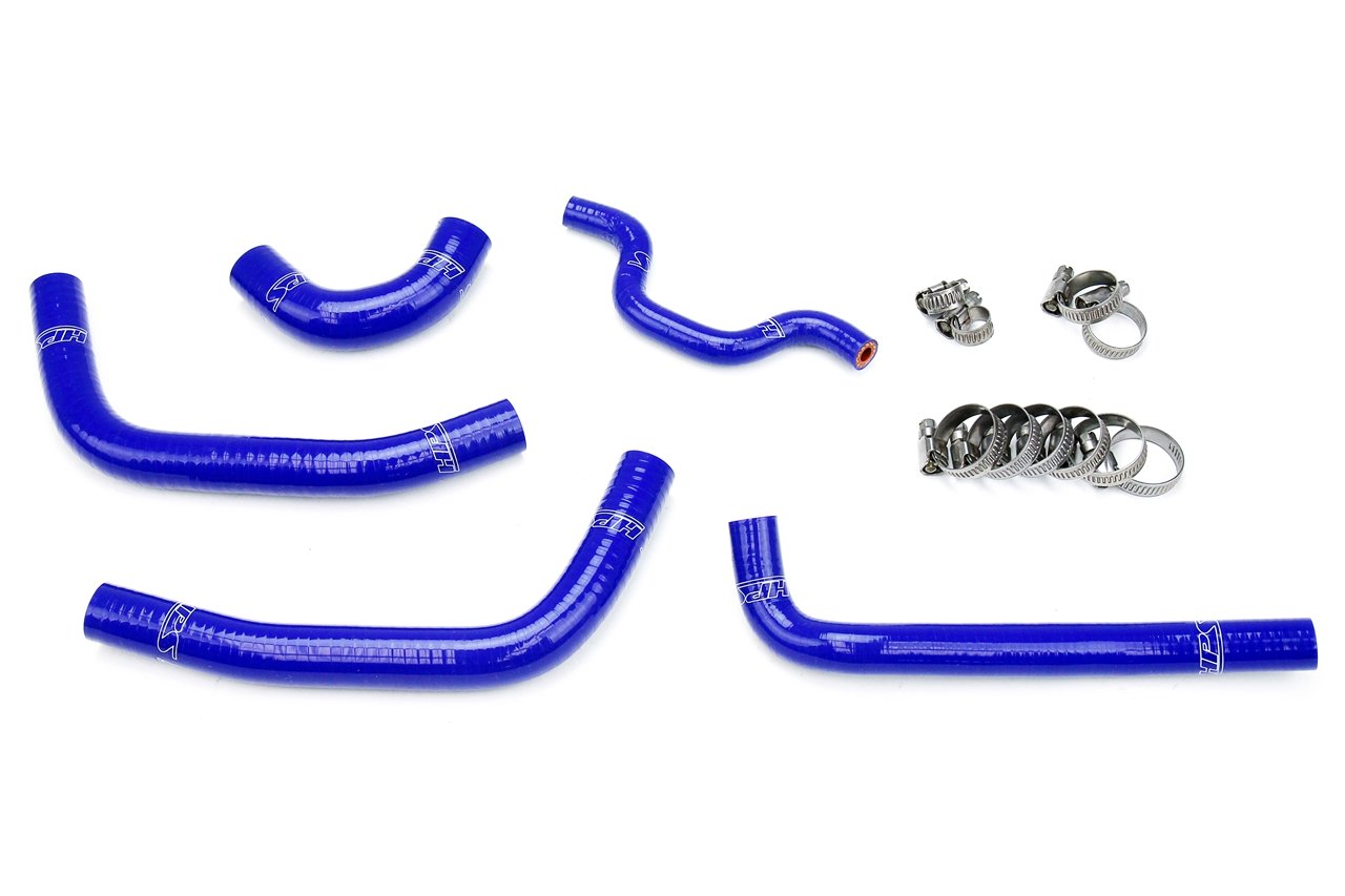 HPS Blue Reinforced Silicone Radiator Hose Kit Coolant Kawasaki 09-10 KX250F