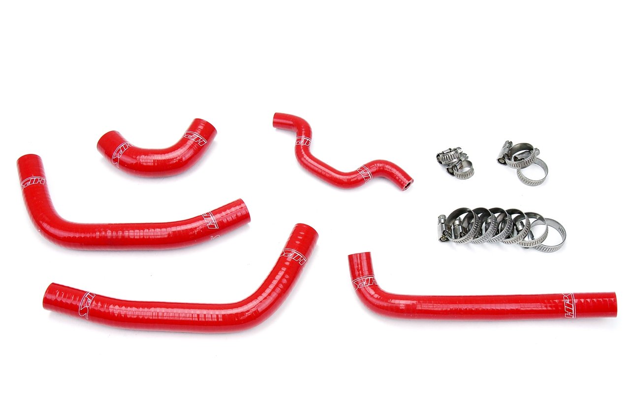 HPS Red Reinforced Silicone Radiator Hose Kit Coolant Kawasaki 09-10 KX250F