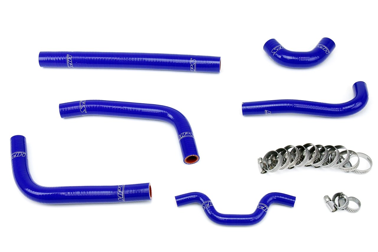 HPS Blue Reinforced Silicone Radiator Hose Kit Coolant Kawasaki 2011 KX250F