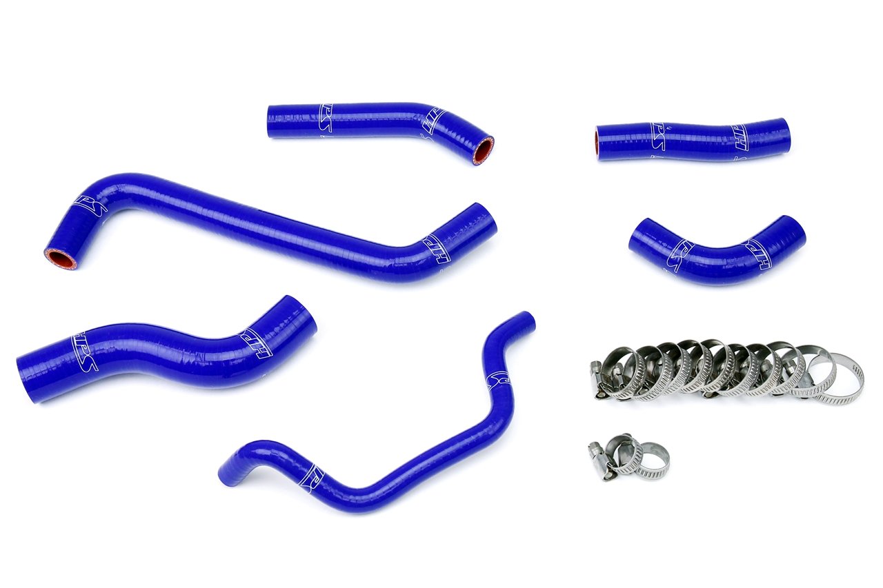 HPS Blue Reinforced Silicone Radiator Hose Kit Coolant Kawasaki 10-11 KX450F