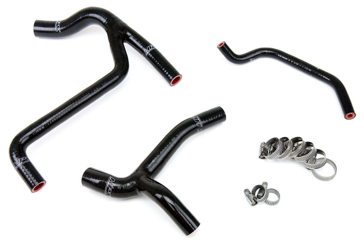 HPS Black Reinforced Silicone Radiator Hose Kit Coolant Kawasaki 2009 KX450F