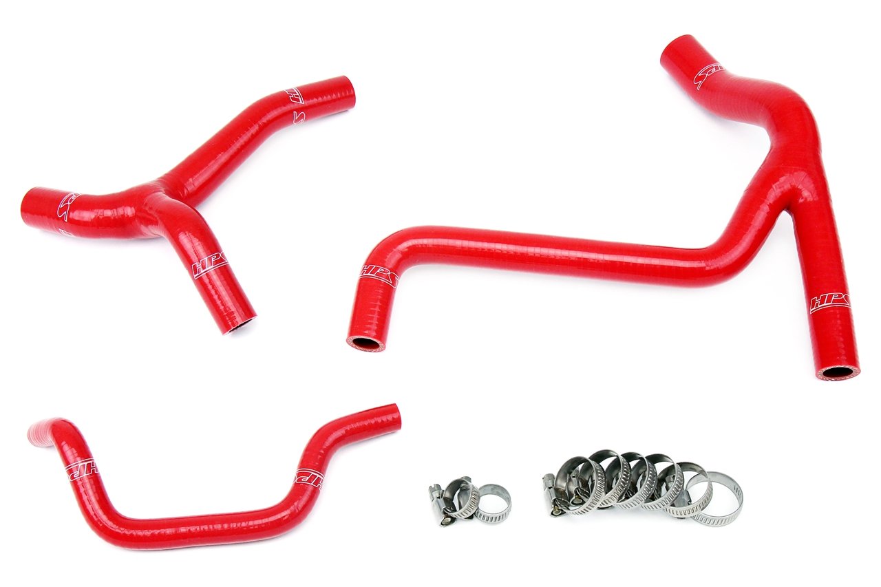 HPS Red Reinforced Silicone Radiator Hose Kit Coolant Kawasaki 10-12 KX450F