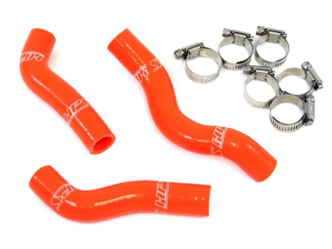 HPS Orange Reinforced Silicone Radiator Hose Kit Coolant KTM 11-12 250SXF