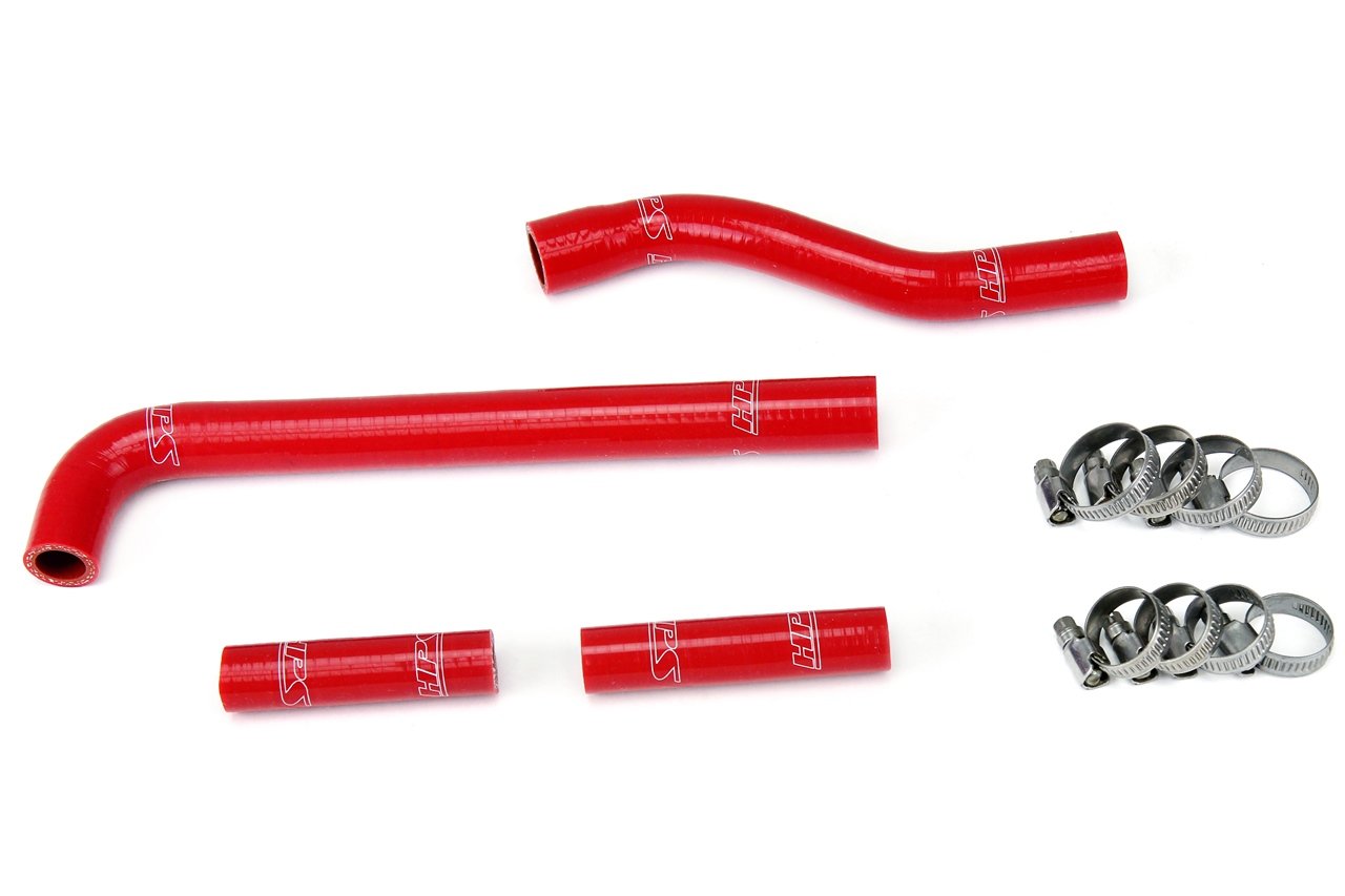 HPS Red Reinforced Silicone Radiator Hose Kit Coolant Yamaha 01-06 WR250F