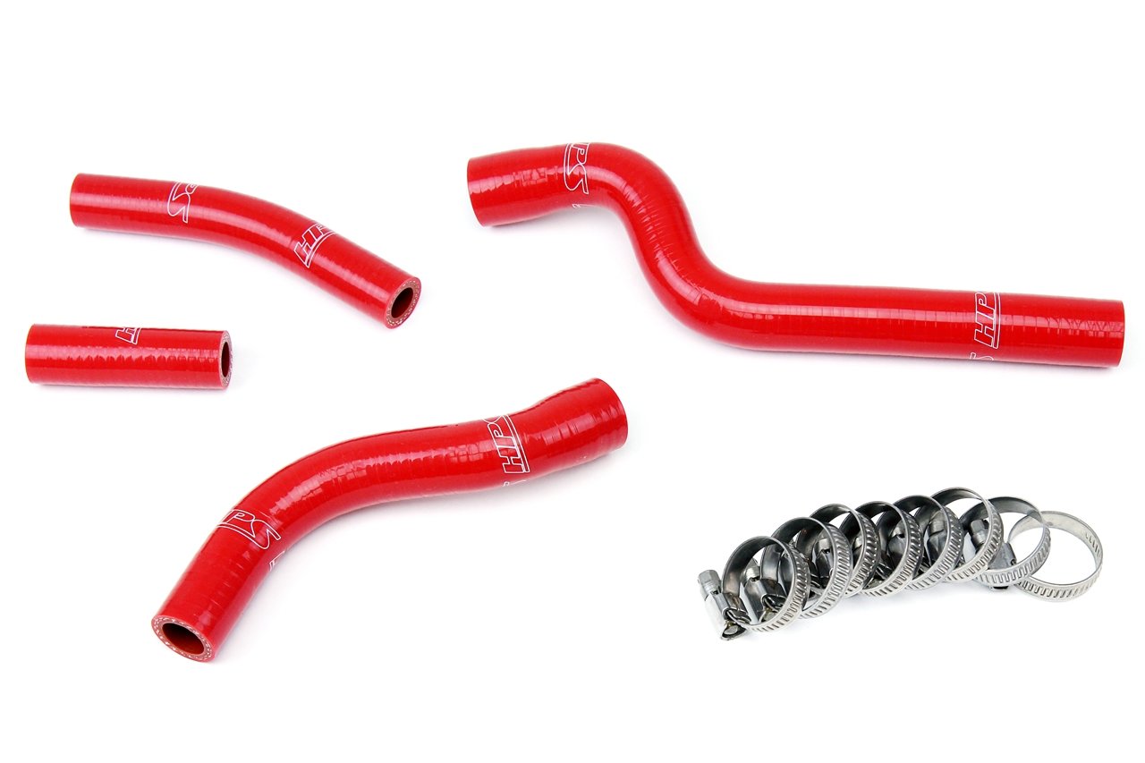 HPS Red Reinforced Silicone Radiator Hose Kit Coolant Yamaha 07-09 YZ250F