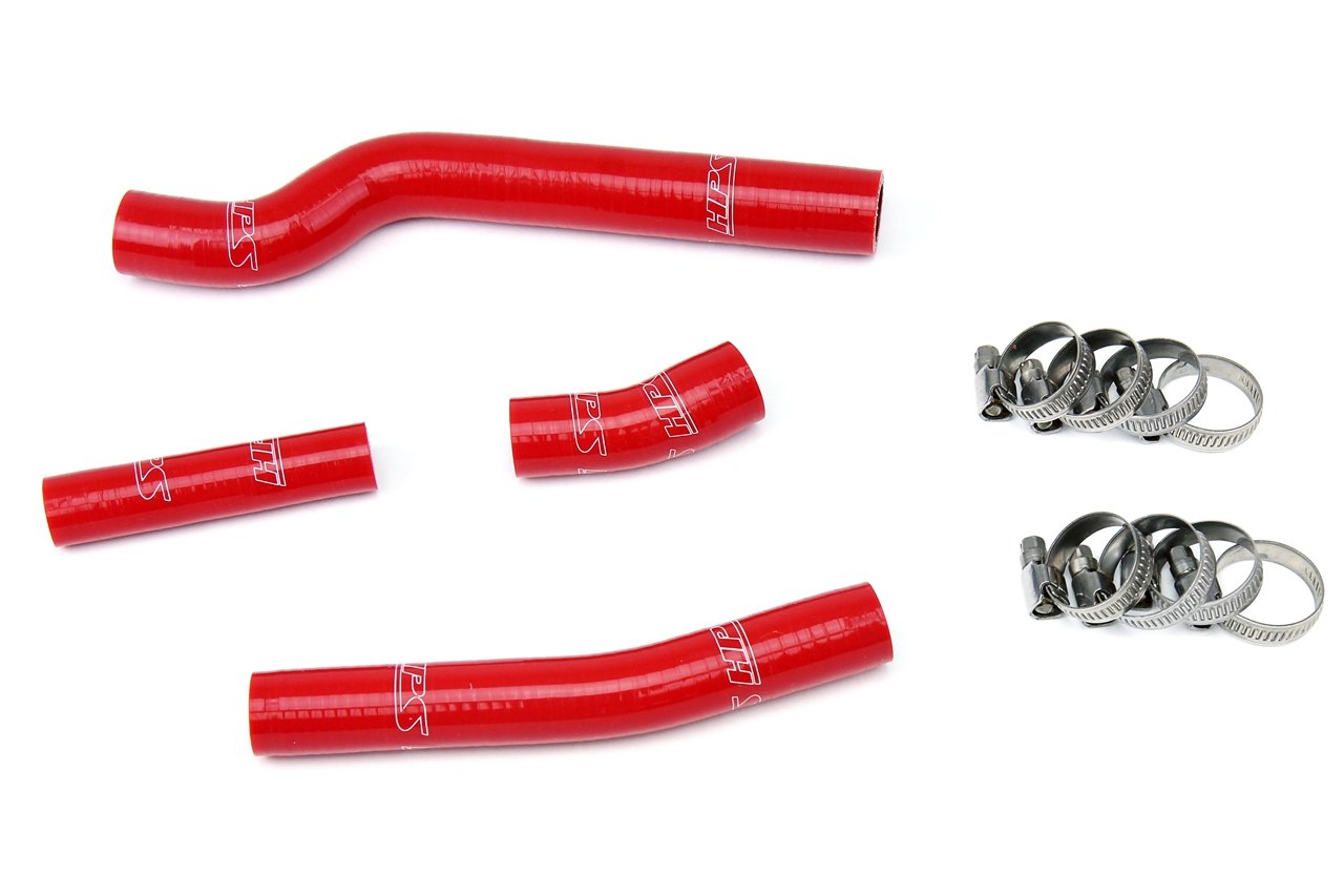 HPS Red Reinforced Silicone Radiator Hose Kit Coolant Yamaha 03-05 YZ450F